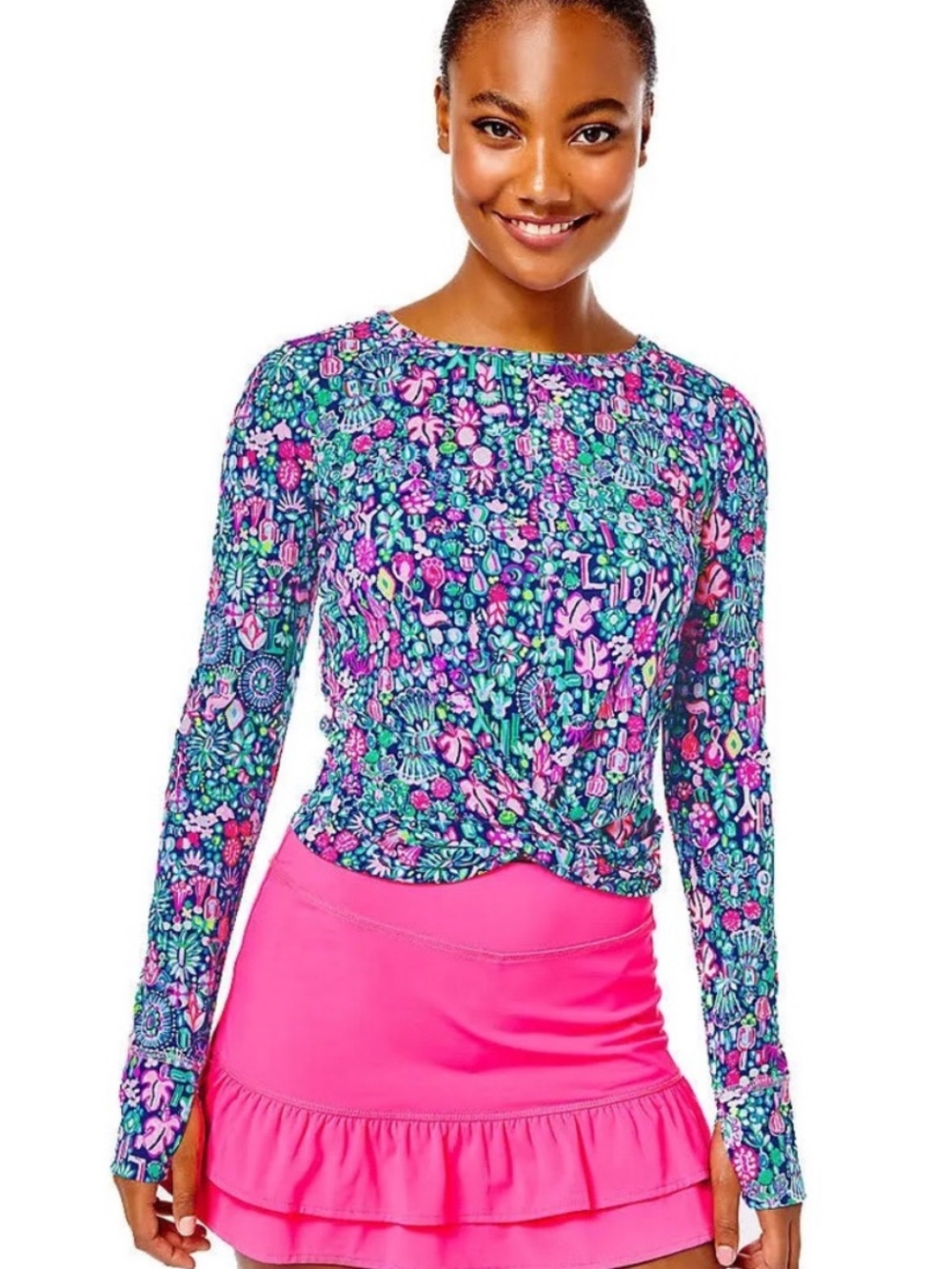 Lilly Pulitzer Luxletic Oden Top Small